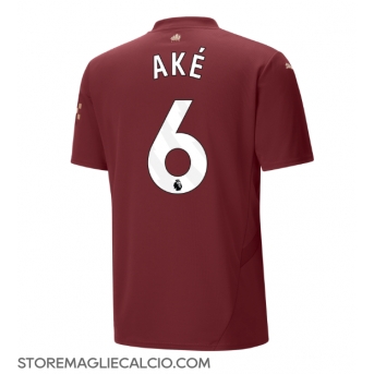 Manchester City Nathan Ake #6 Maglia Gara Terza Repliche 2024-25
